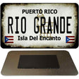 Rio Grande Puerto Rico State License Plate Tag Magnet M-2870