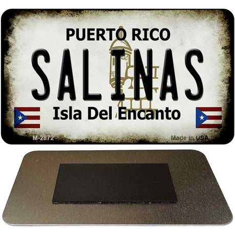 Salinas Puerto Rico State License Plate Tag Magnet M-2872