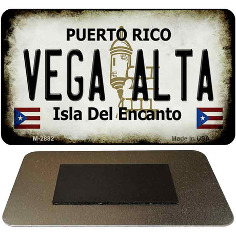 Vega Alta Puerto Rico State License Plate Tag Magnet M-2882