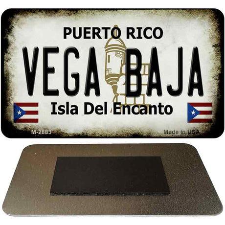 Vega Baja Puerto Rico State License Plate Tag Magnet M-2883