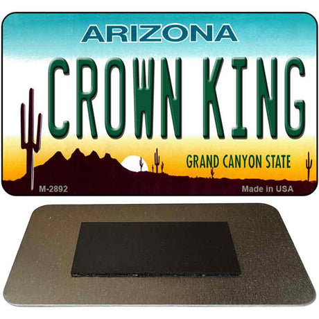 Crown King Arizona State License Plate Tag Magnet M-2892