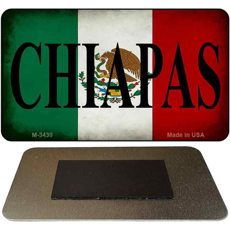 Chiapas Mexico Flag Novelty Metal Magnet M-3430