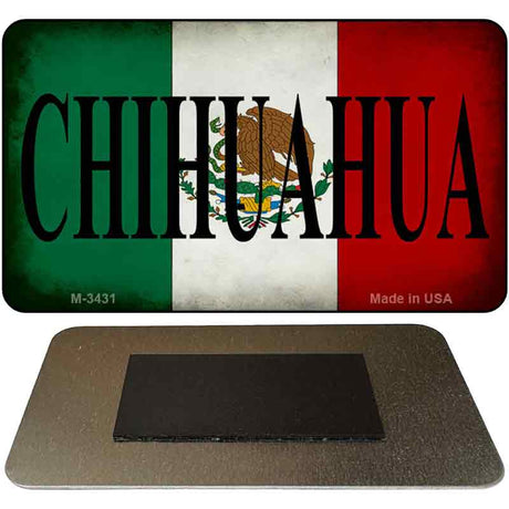 Chihuahua Mexico Flag Novelty Metal Magnet M-3431