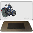 Motorcycle Offset Novelty Metal Magnet M-3476