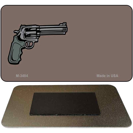 Gun Offset Novelty Metal Magnet M-3484