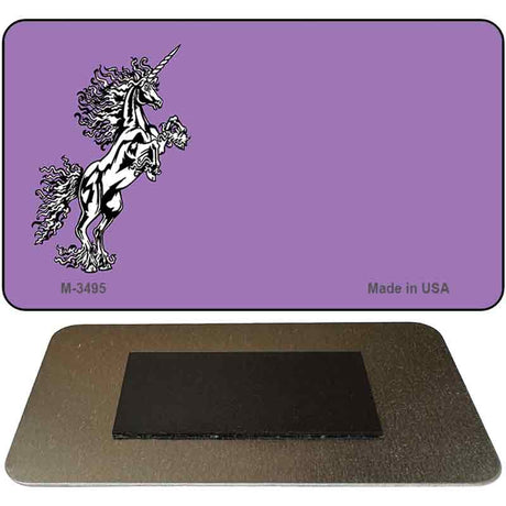 Unicorn Offset Novelty Metal Magnet M-3495