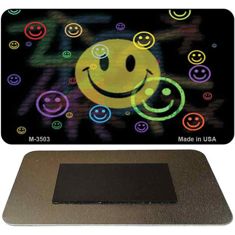 Smiley Novelty Metal Magnet M-3503