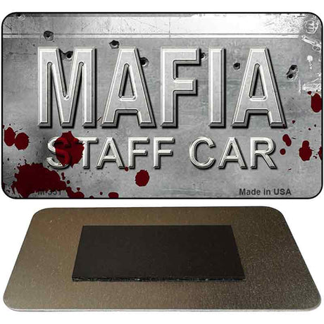 Mafia Staff Car Novelty Metal Magnet M-351