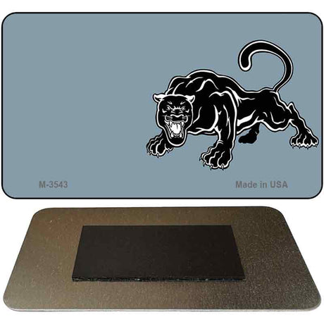 Panther Offset Novelty Metal Magnet M-3543