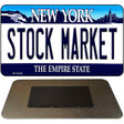 Stock Market New York State License Plate Tag Magnet M-3548