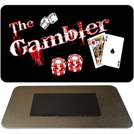 The Gambler Novelty Metal Magnet M-354