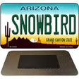 Snowbird Arizona State License Plate Tag Magnet M-3562