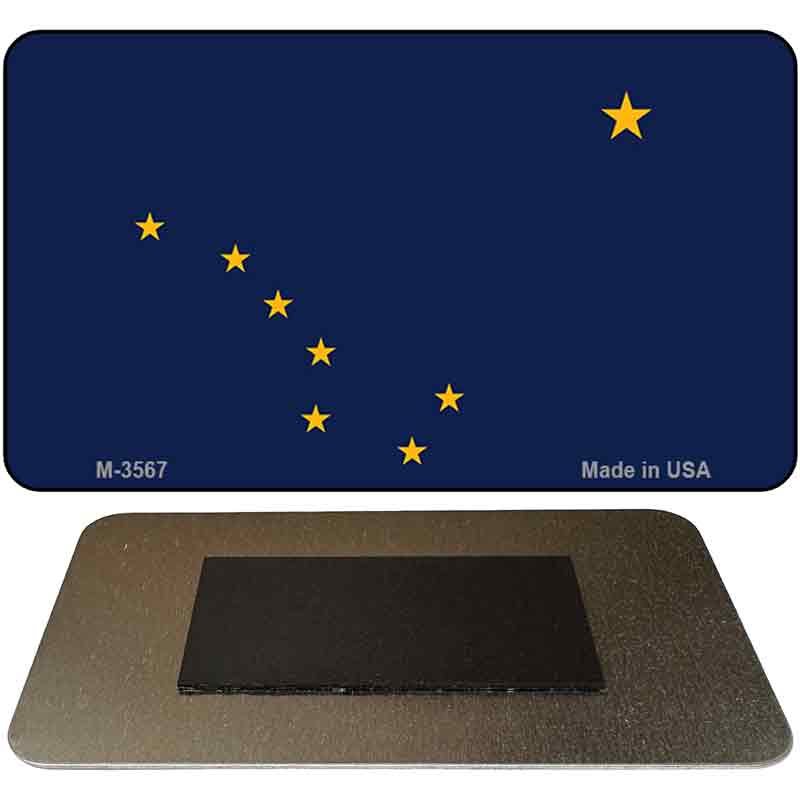 Alaska State Flag  Novelty Metal Magnet M-3567