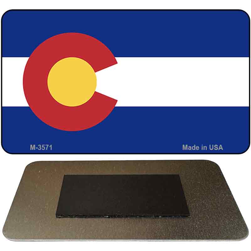 Colorado State Flag  Novelty Metal Magnet M-3571