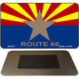 AZ Flag With Route 66 Novelty Metal Magnet M-3574