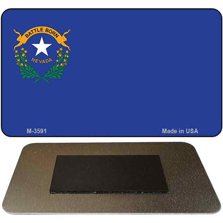 Nevada State Flag Novelty Metal Magnet M-3591