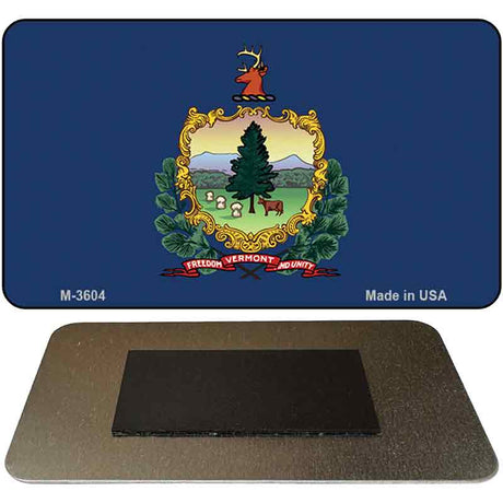 Vermont State Flag Novelty Metal Magnet M-3604