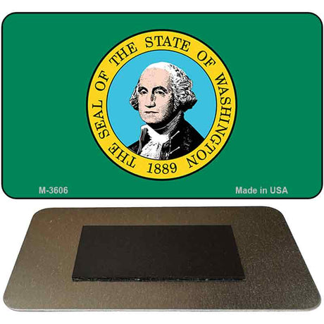 Washington State Flag Novelty Metal Magnet M-3606