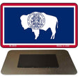 Wyoming State Flag Novelty Metal Magnet M-3609