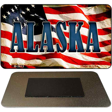 Alaska Novelty Metal Magnet M-3613