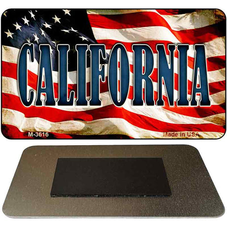 California Novelty Metal Magnet M-3616