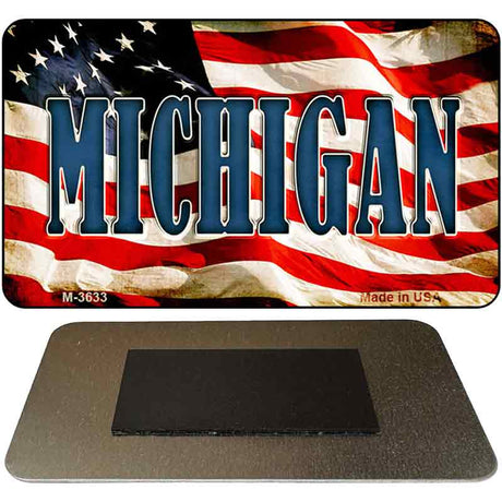 Michigan Novelty Metal Magnet M-3633