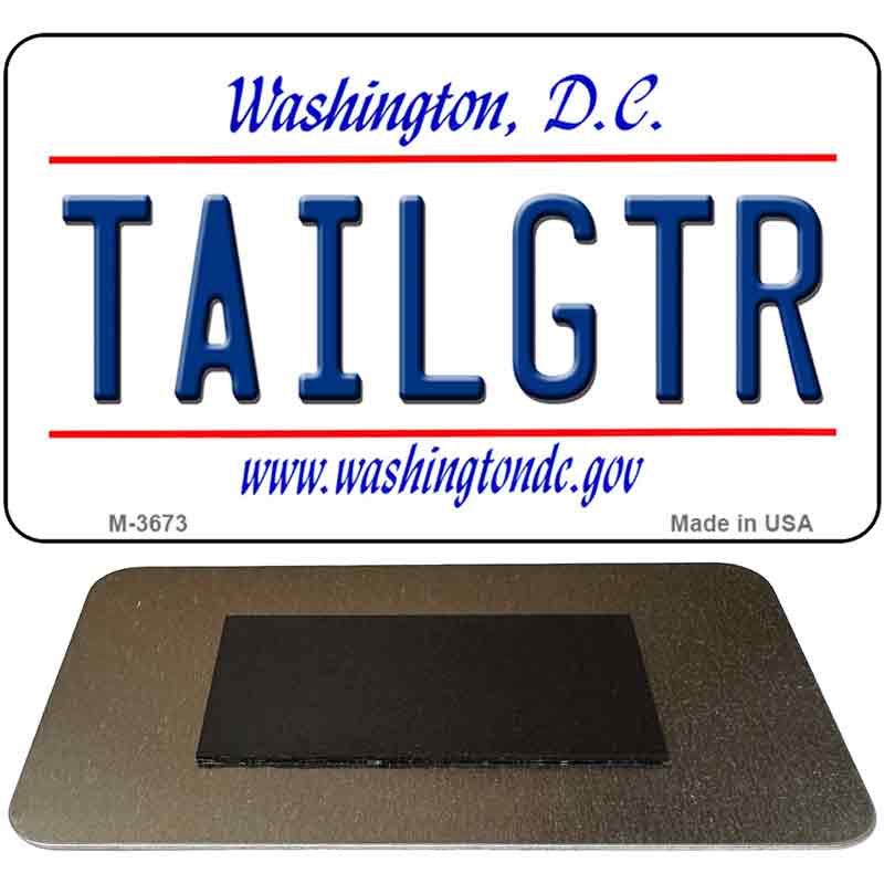 Tailgtr Washington DC Novelty Metal Magnet M-3673