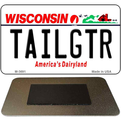 Tailgtr Wisconsin Novelty Metal Magnet M-3691