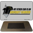 My Other Car Aircraft Carrier Novelty Metal Magnet M-3730