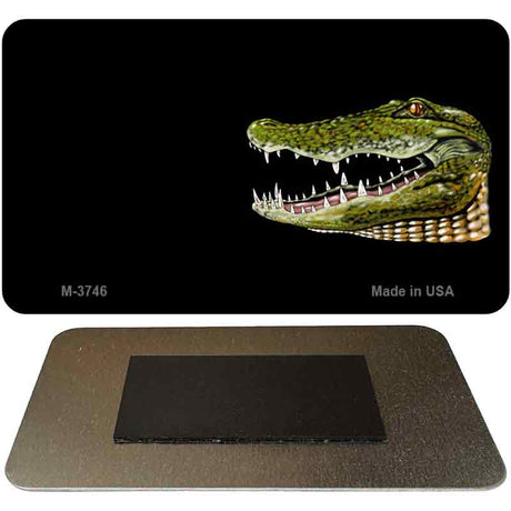 Gator Offset Novelty Metal Magnet M-3746