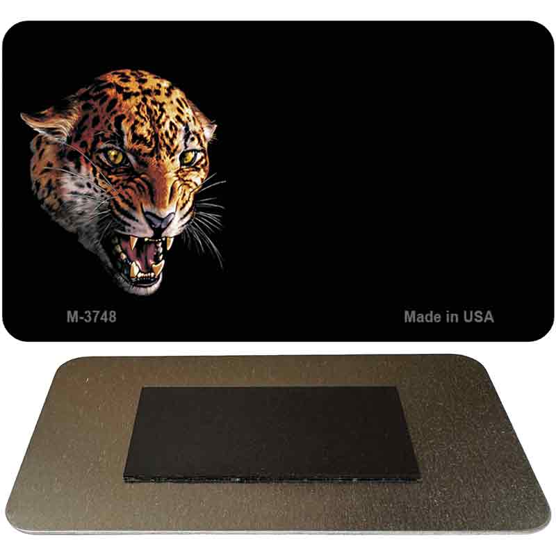 Jaguar Offset Novelty Metal Magnet M-3748