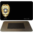 Police Badge Offset Novelty Metal Magnet M-3773