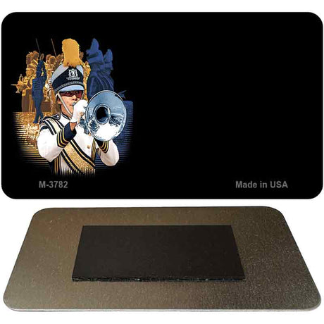 Marching Band Offset Novelty Metal Magnet M-3782