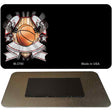 Basketball Banner Offset Novelty Metal Magnet M-3790