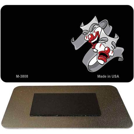 Theatre and Arts Offset Novelty Metal Magnet M-3808