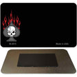 Skull and Spade Offset Novelty Metal Magnet M-3815