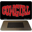 Cowgirl Novelty Metal Magnet M-3822