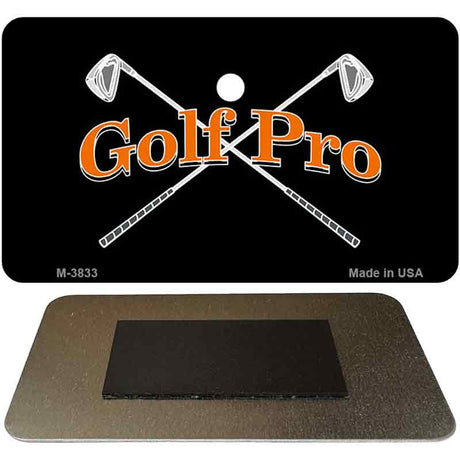 Golf Pro Novelty Metal Magnet M-3833