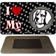 I Love My Brittany Novelty Metal Magnet M-3895