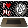 I Love My Cavalier King Charles Novelty Metal Magnet M-3899