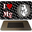 I Love My English Springer Spaniel Novelty Metal Magnet M-3906