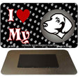 I Love My German Shorthaired Pointer Novelty Metal Magnet M-3908