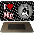 I Love My Miniature Pinscher Novelty Metal Magnet M-3916