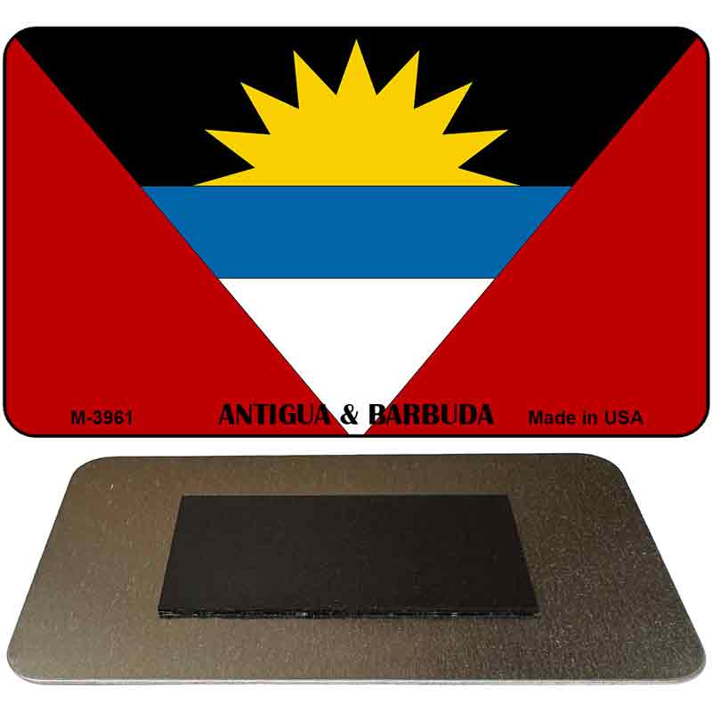 Antigua and Barbuda Flag Novelty Metal Magnet M-3961