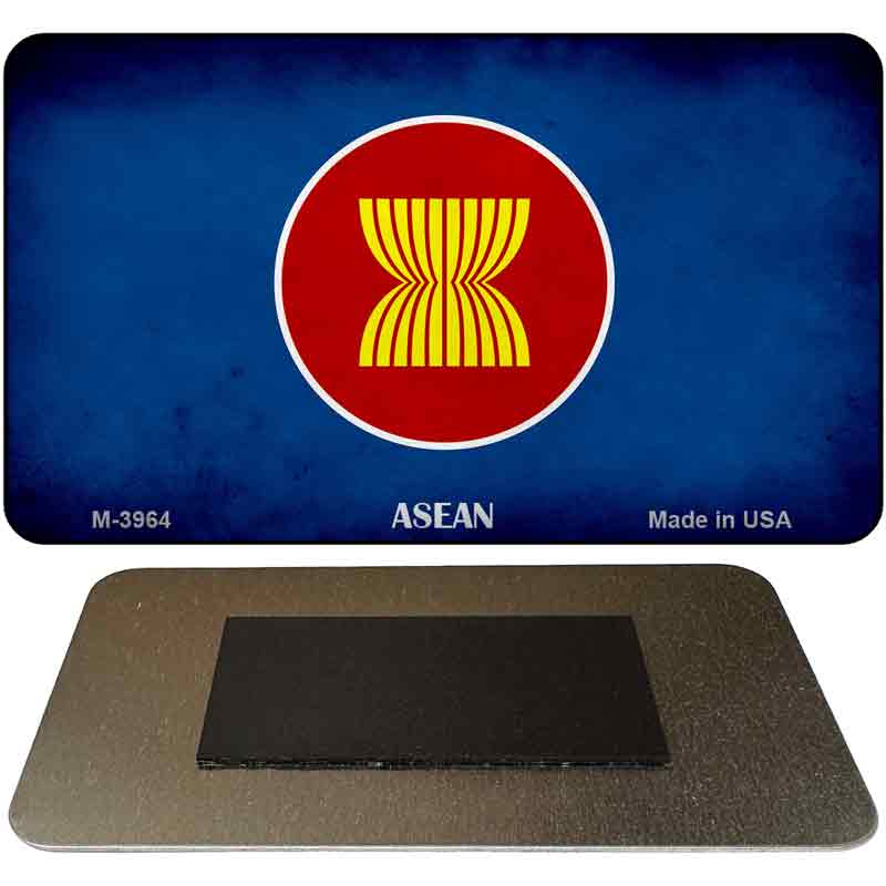 Asean Flag Novelty Metal Magnet M-3964