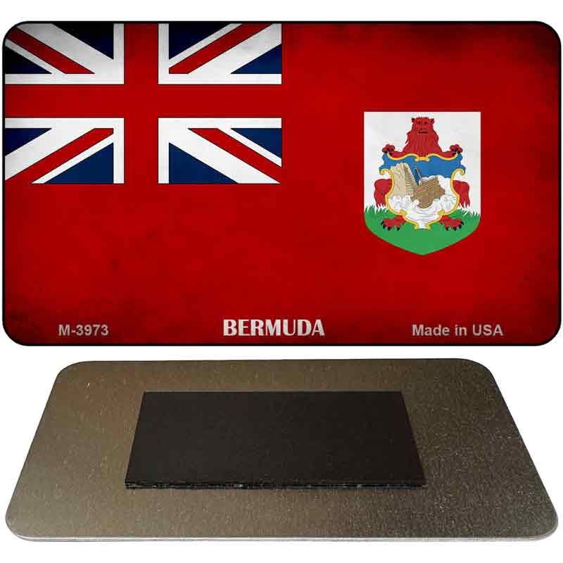 Bermuda Flag Novelty Metal Magnet M-3973