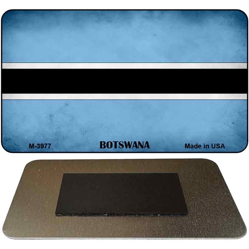 Botswana Flag Novelty Metal Magnet M-3977