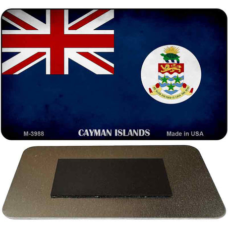 Cayman Islands Flag Novelty Metal Magnet M-3988