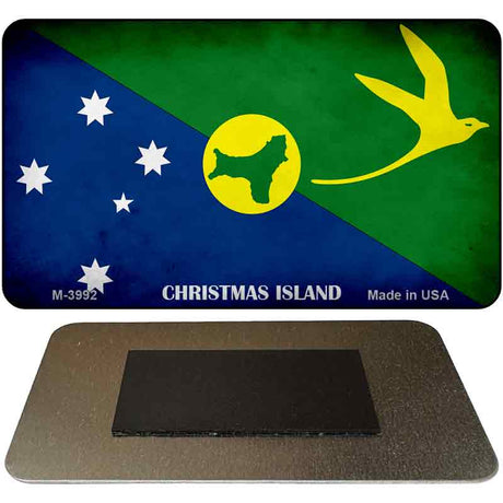 Christmas Island Flag Novelty Metal Magnet M-3992