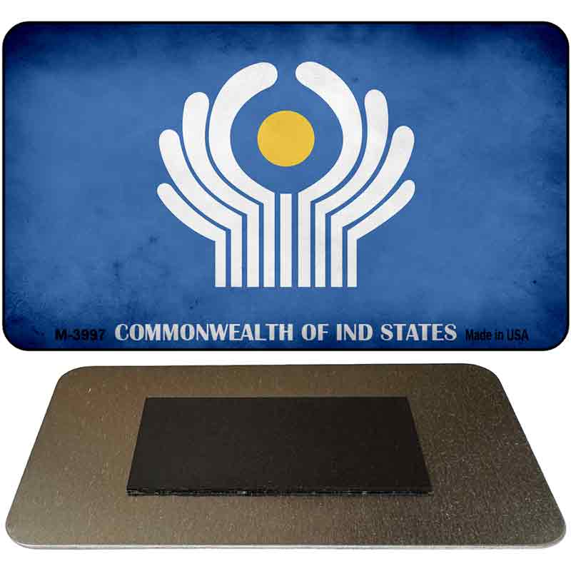 Commonwealth of Ind States Flag Novelty Metal Magnet M-3997